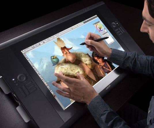 drawing tablet with display screen