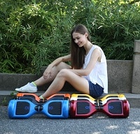 different colors hoverboards