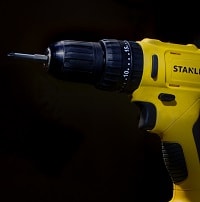 yellow cordless drill
